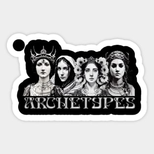 Archetypes - Queen, Shieldmaiden, Sorceress, Lover Sticker